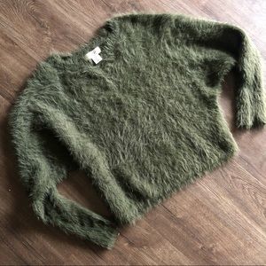 Jessica Simpson Green Oversized Sweater
